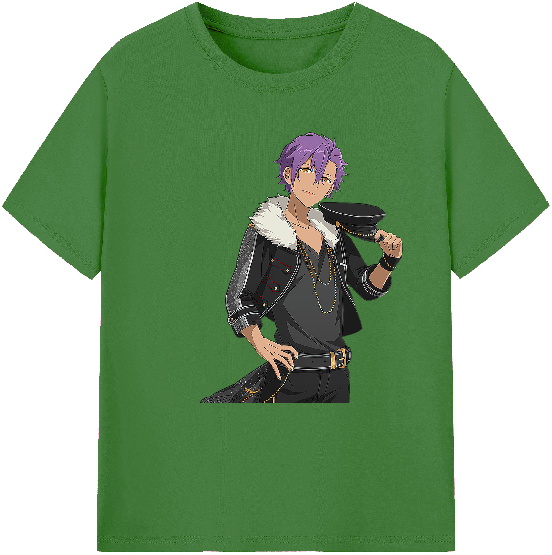 （画像用） あんさんぶるスターズ! Ensemble Stars レディースカジュアルプリントTシャツ（綿100％）